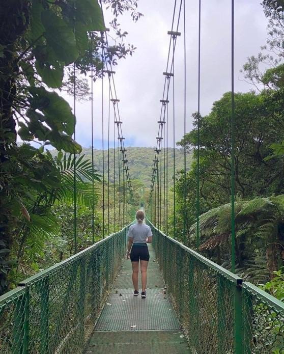 Puentes colgantes, Monteverde, Costa Rica en Rica