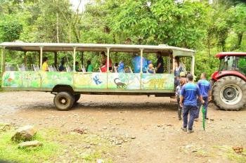 La casa cultural de la tribu Maleku, Volcán Arenal, Costa Rica photo
